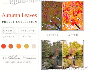 10 Lightroom Presets | Autumn Leaves | Travel Blogger | Instagram | Lifestyle | Photography