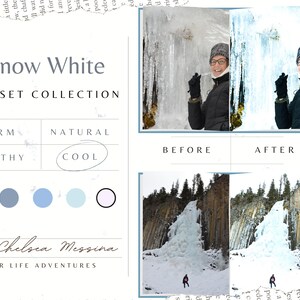 9 Mobile Lightroom Preset SNOW WHITE Travel Blogger Instagram Lifestyle Photography