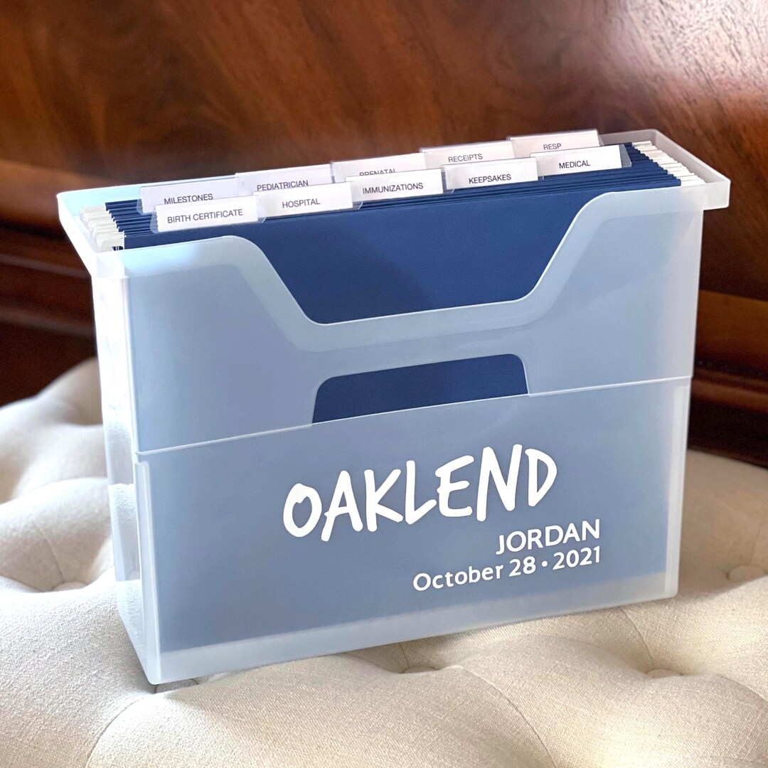 Newborn File Box - Etsy