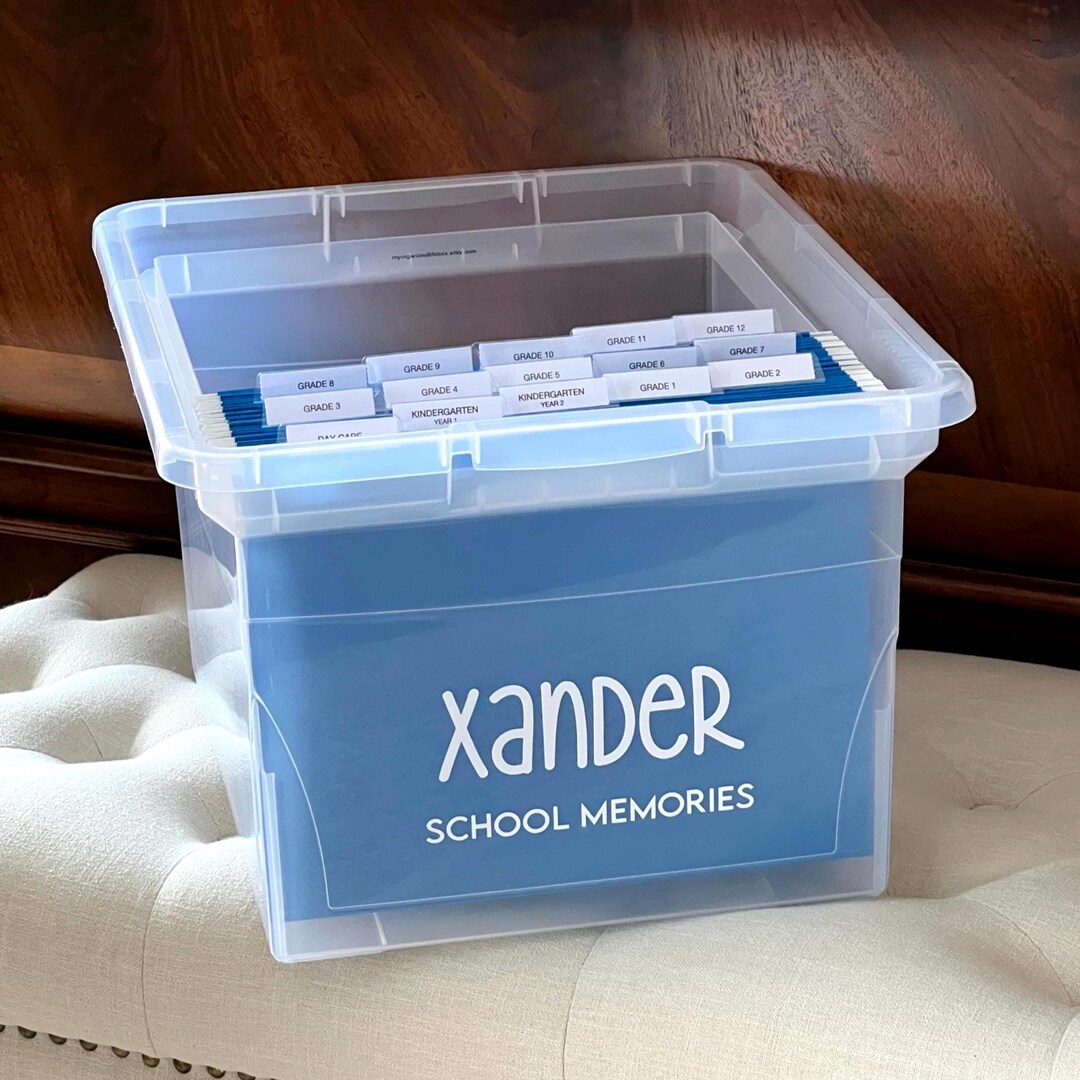 Memory Box Hs School Memory Box - Etsy