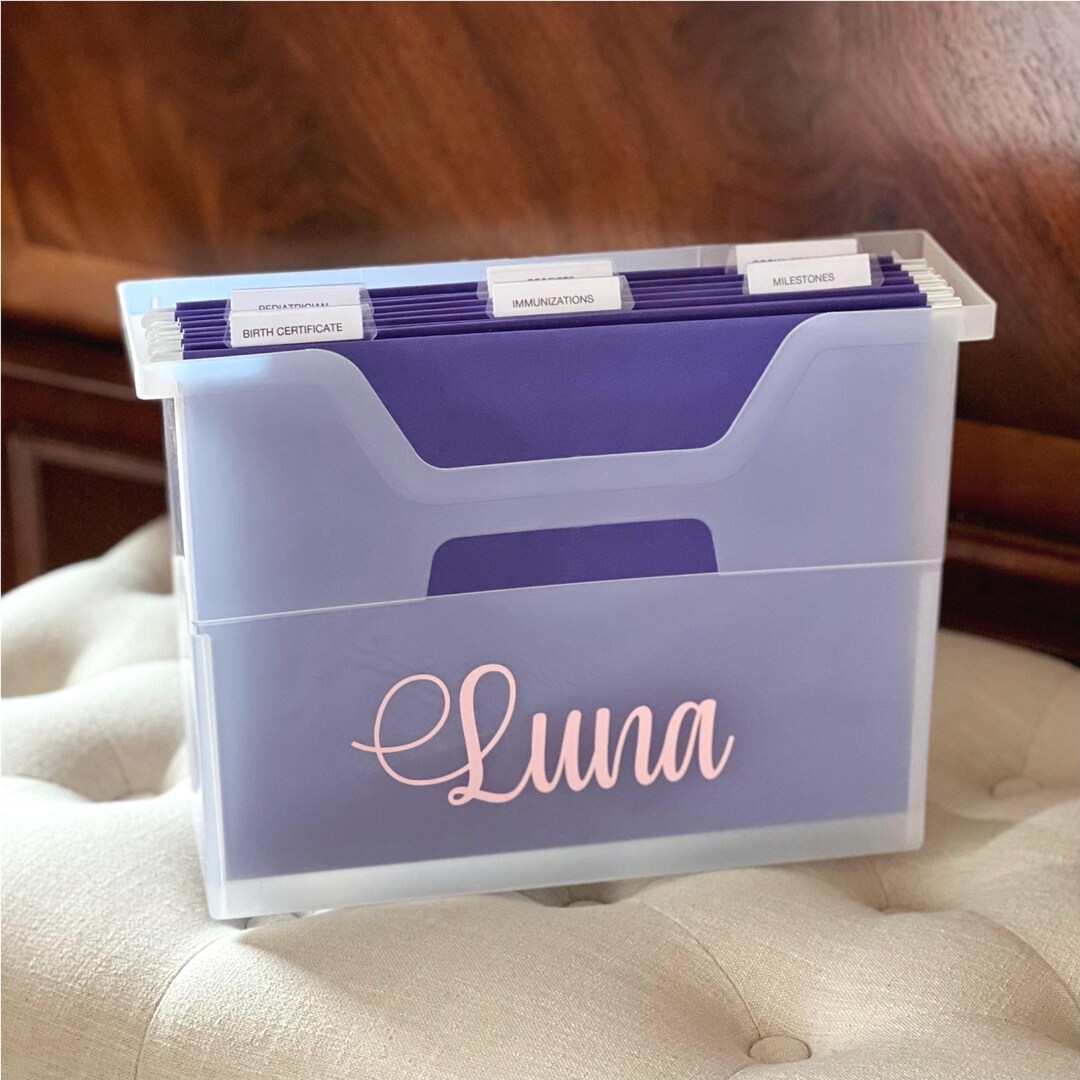 Newborn File Box - Etsy