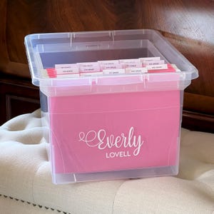 Boîte à souvenirs scolaire