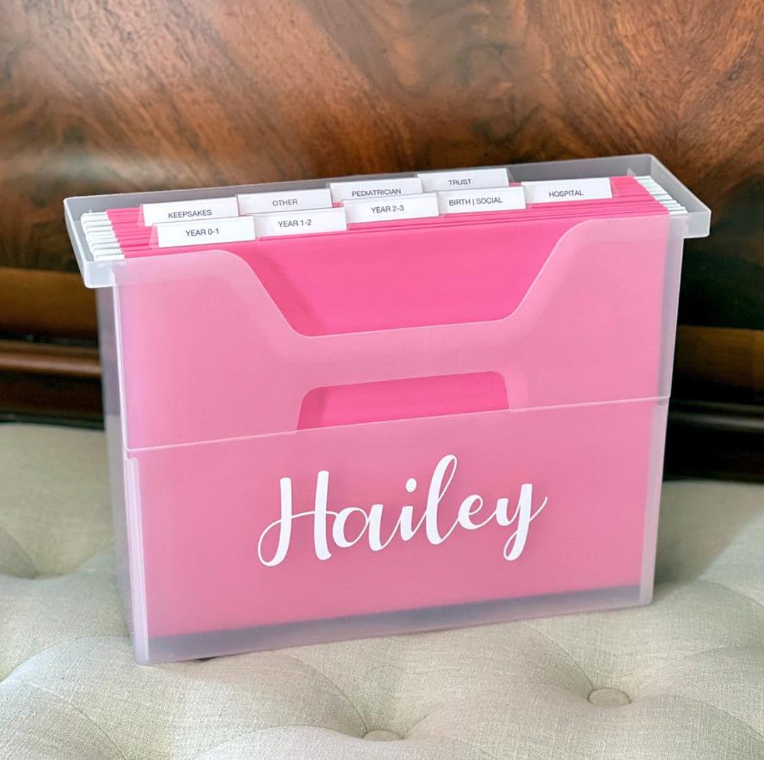 Newborn File Box - Etsy