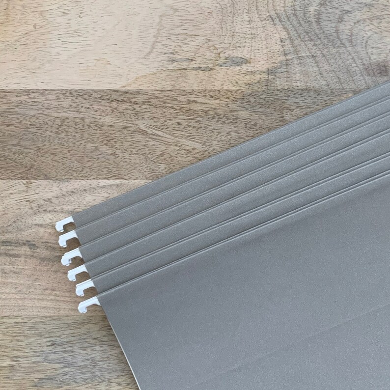 Hanging File Folders Individual Without Tabs Etsy