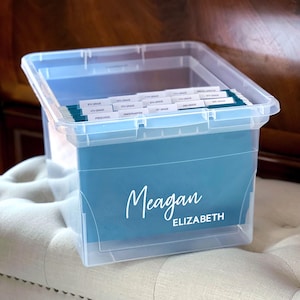 Boîte à souvenirs scolaire