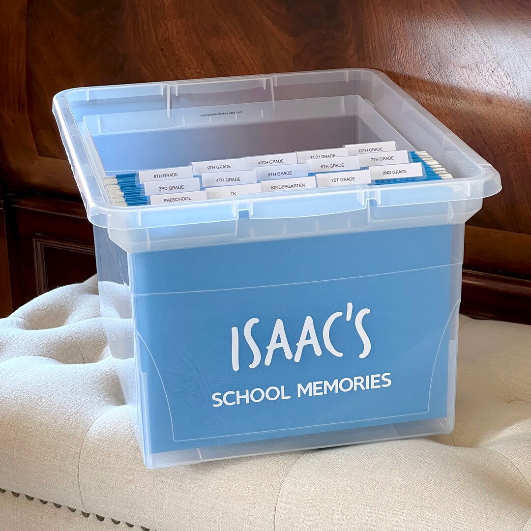 Memory Box Hs School Memory Box - Etsy