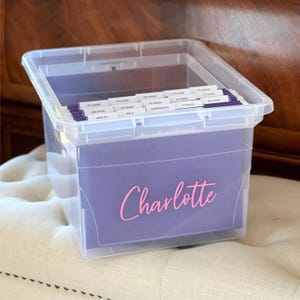 Boîte à souvenirs scolaire