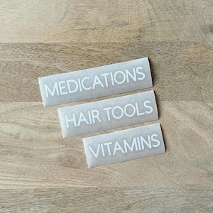 Vinyllabels - badkamer