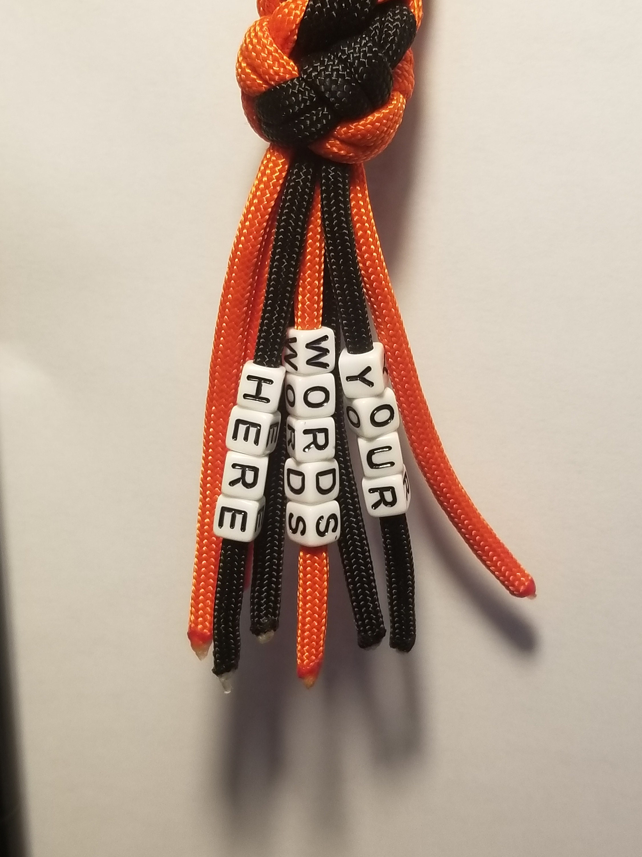 paracord motorcycle whip