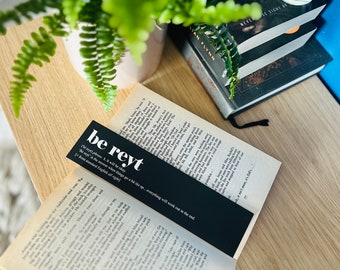 Yorkshire bookmarks | Derbyshire phrases | double sided | full colour | dictionary definition