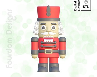 Nut Cracker Flexi STL File 3MF File 3D Print Articulating Wigglet - Digital Download