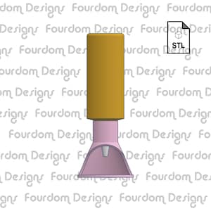 Pu&ograve; includere: Un modello stampato in 3D di un tappo per bottiglia con una parte superiore dorata e una base rosa. Il modello &egrave; progettato per adattarsi alle bottiglie di vino standard. File STL incluso.