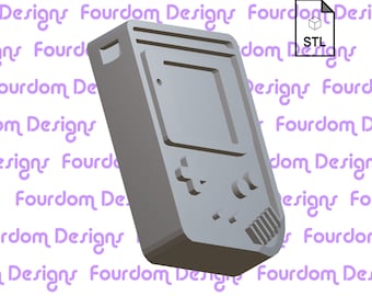 Gamer Keychain STL File for 3D Printing - Digital Download