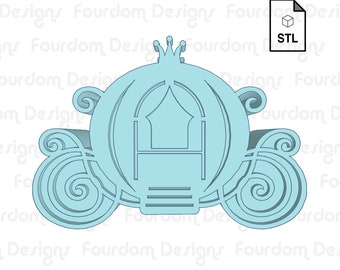 Kutsche Stroh Topper STL Datei für 3D Druck - Digital Download