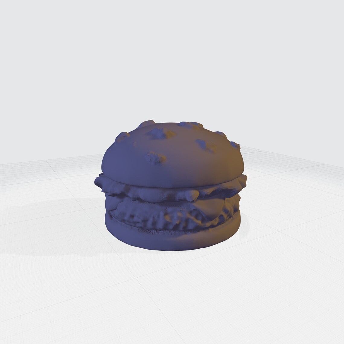 Hamburger 3D Print Files STL and OBJ File Download | Etsy