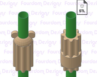 Arquivo STL para impressão 3D do enfeite de canudo Churro - Download digital