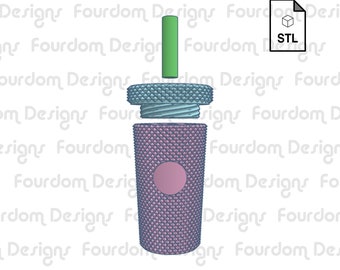 Studded Tumbler Keychain STL File: Removable Pill Box, 3D Printing (Digital Download)
