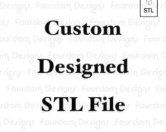 Custom STL File for 3D Printing Placeholder - Digital Download
