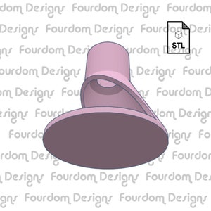Pu&ograve; includere: Un alimentatore per uccelli stampato in 3D, in plastica rosa chiaro, con una base rotonda e una parte superiore curva a forma di imbuto. L'alimentatore ha una piccola apertura nella parte superiore per riempirlo con semi di uccelli. File STL.