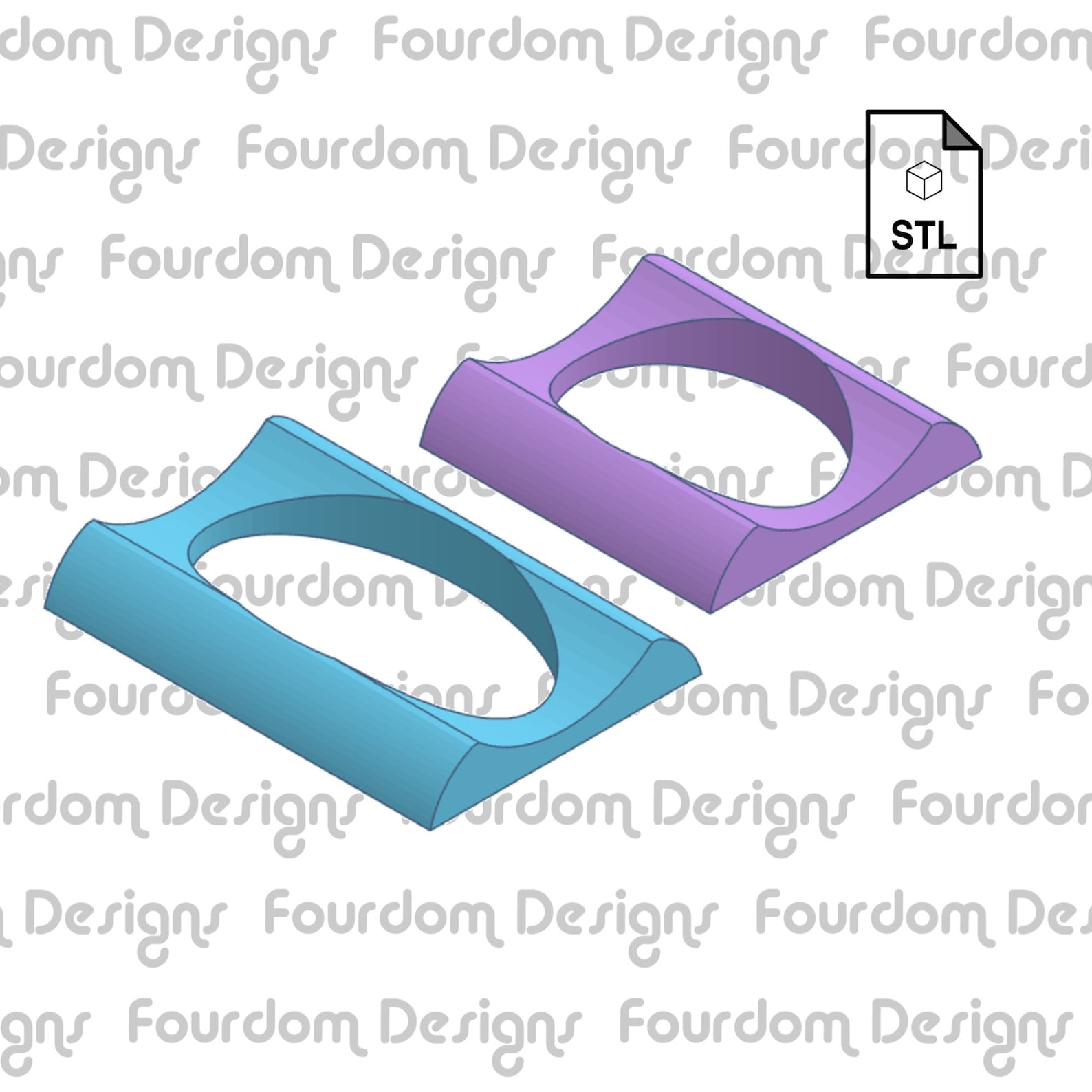 Tumbler Cradle Cup Holder STL File for 3D Printing - Digital Download ...