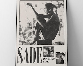 Sade original vintage music poster 1980's - Etsy 日本