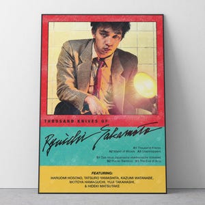 Ryuichi Sakamoto Poster - Etsy