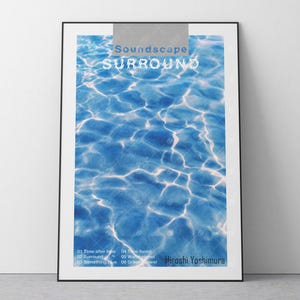 Hiroshi Yoshimura Soundscape 1 Surround Albumaffisch | Tryck med japansk ambientmusik