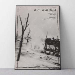 Slint Spiderland Poster | 90s Post Hardcore Math Rock Music Wall Art