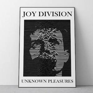 Joy Division Unknown Pleasures Poster Print Record Cover Art