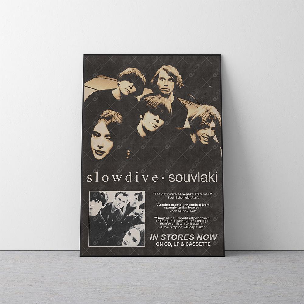 Slowdive Souvlaki Poster | Retro 90s Shoegaze Album Print - Etsy