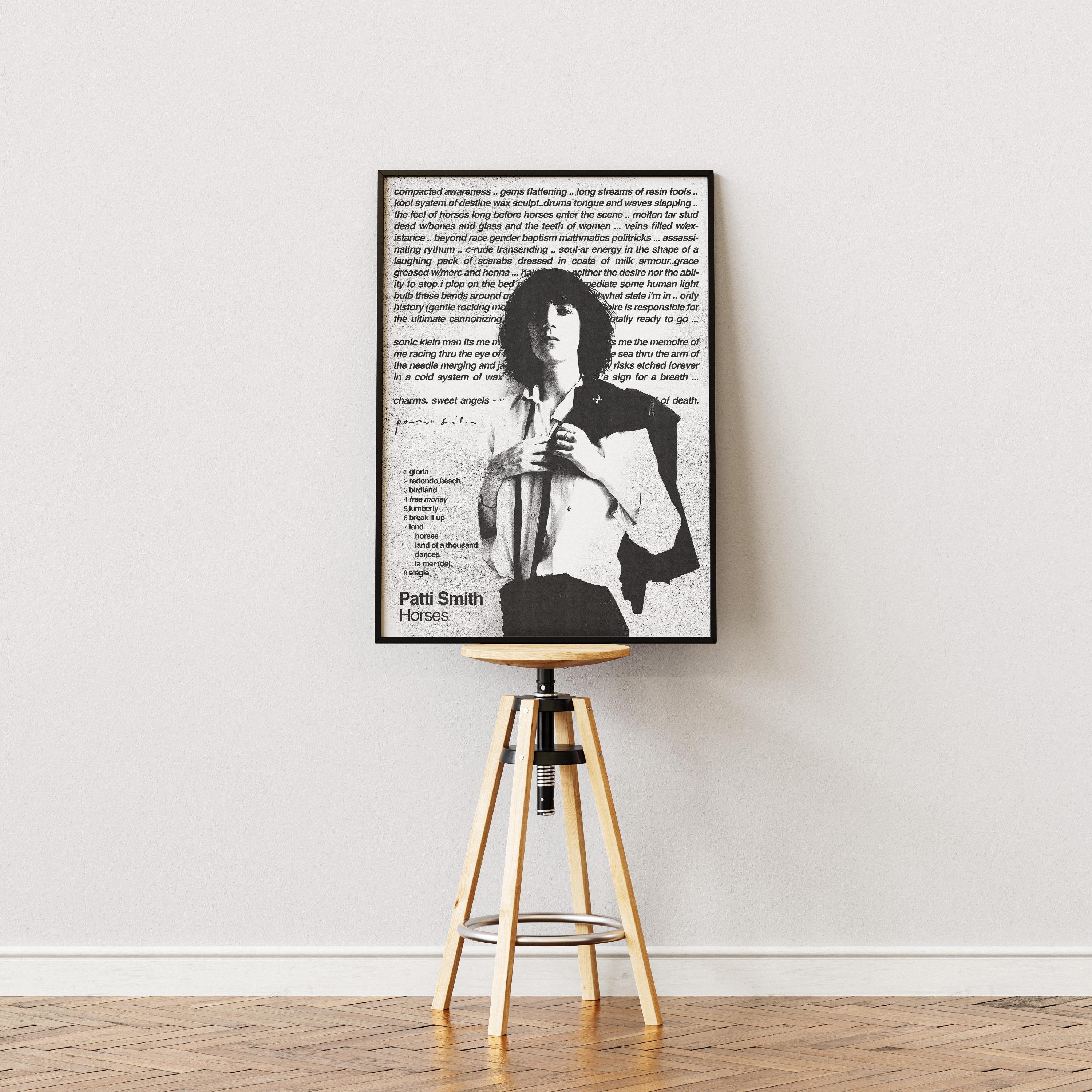 絵画 Patty, Smith, and Josie Patti Smith * POSTER * live in 1979