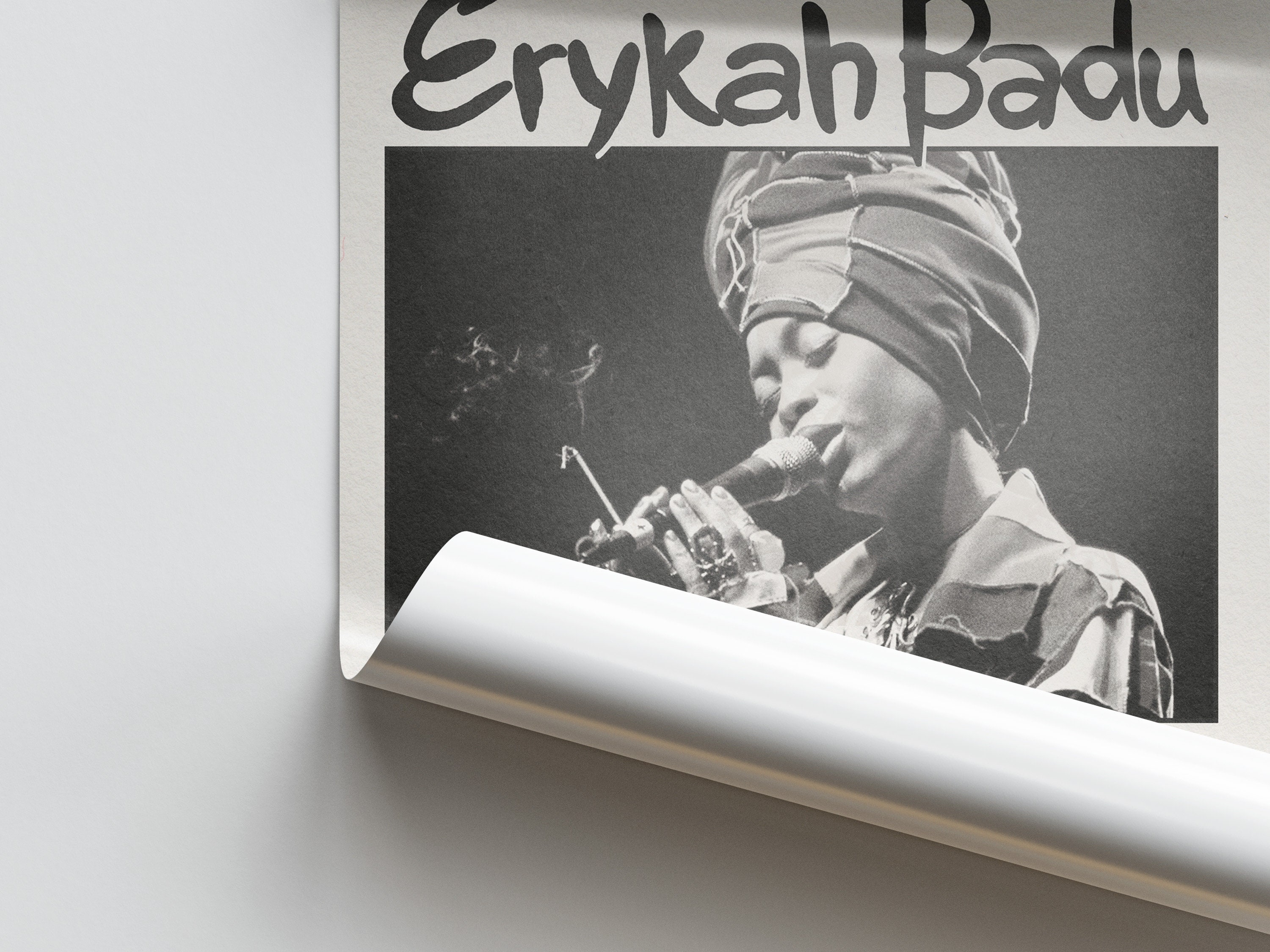 Erykah Badu Baduizm Poster | Retro 90s Neo-soul Album Art Print - Etsy
