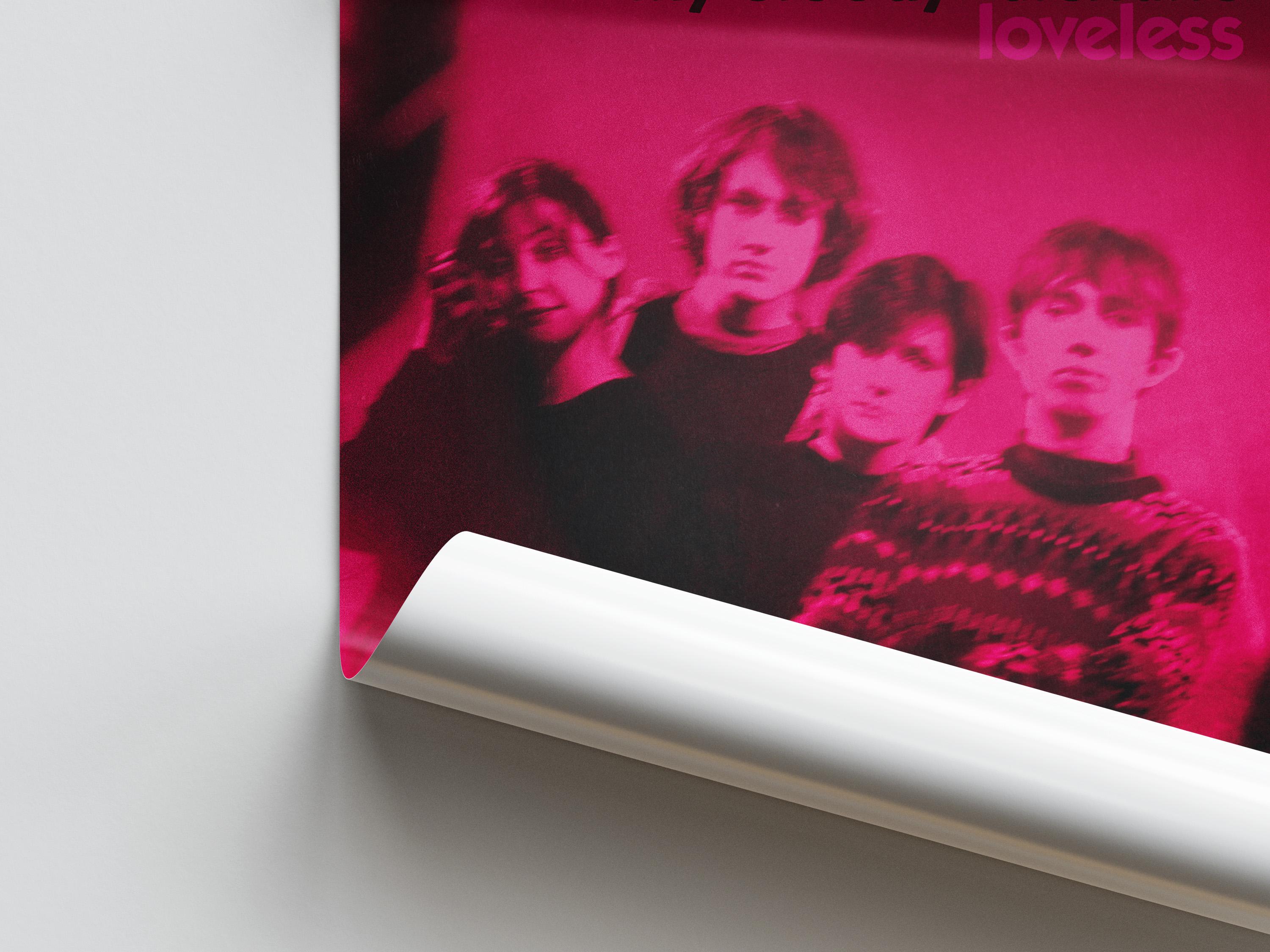 My Bloody Valentine Loveless Poster | Retro 90s Shoegaze Dream Pop