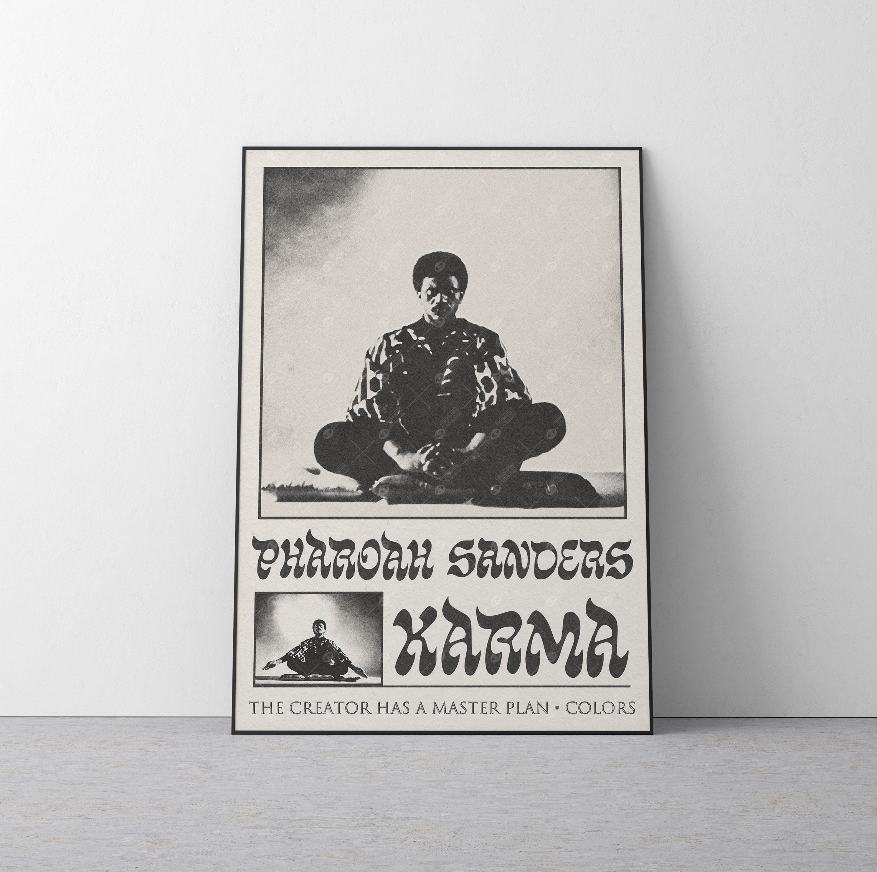 Pharoah Sanders - Karma Poster | Retro Jazz Music Wall Art - Etsy Pharoah Sanders - Karma Poster | Retro Jazz Music Wall Art - Etsy