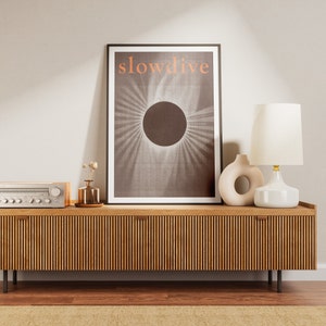 Vintage Retro Print for Slowdive 1993 shoegaze album Souvlaki