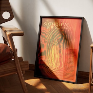 Slowdive Psychedelic Dream Pop Music Wall Art
