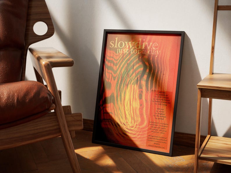 Slowdive Psychedelic Dream Pop Music Wall Art