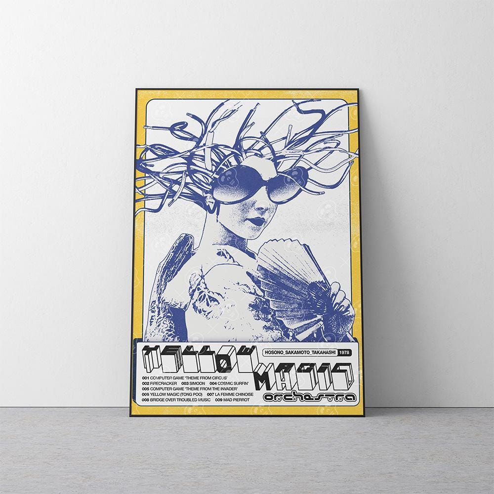 Ryuichi Sakamoto Poster - Etsy