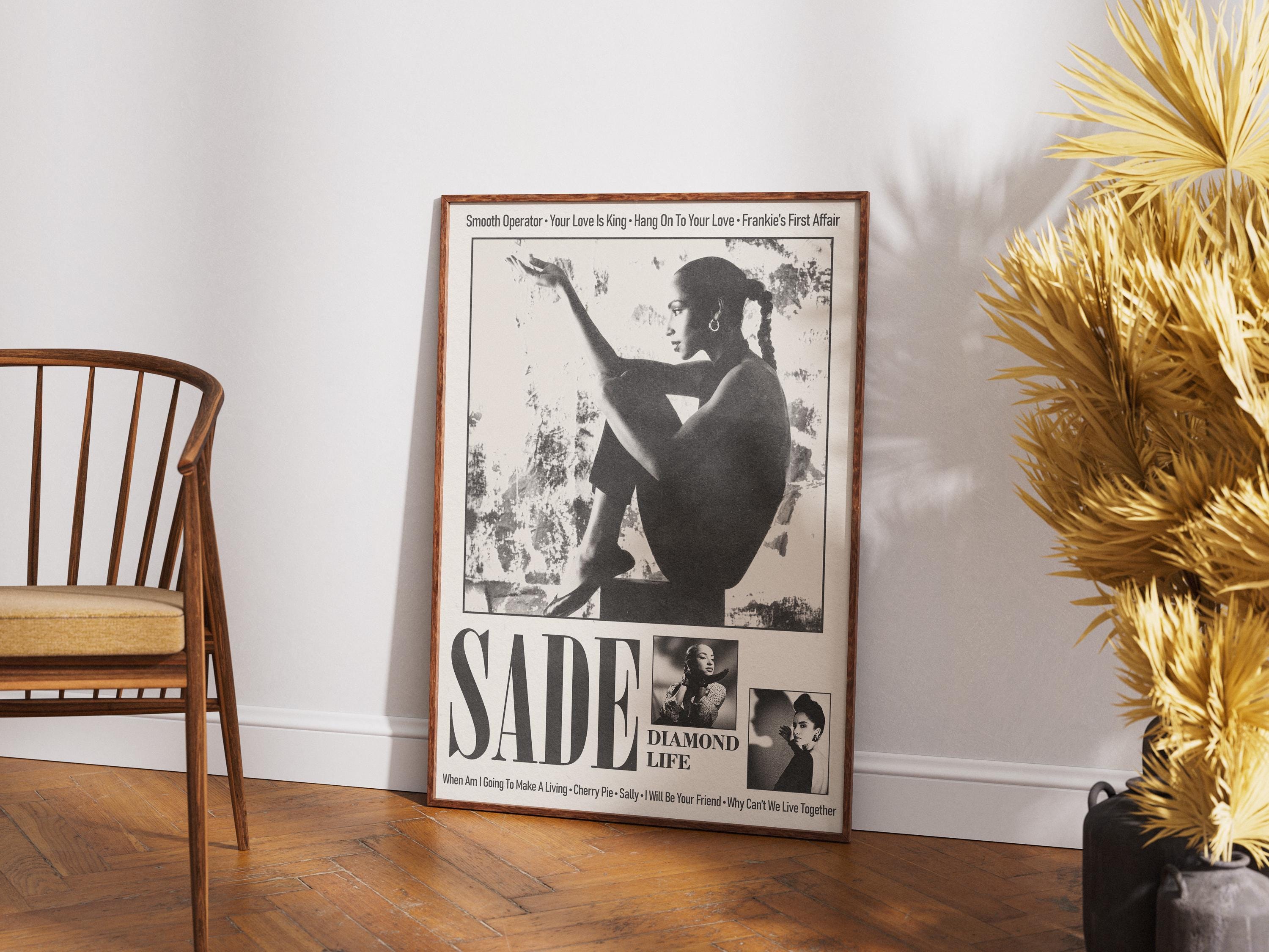 Sade - Diamond Life Album Poster | Vintage Music Wall Art - Etsy