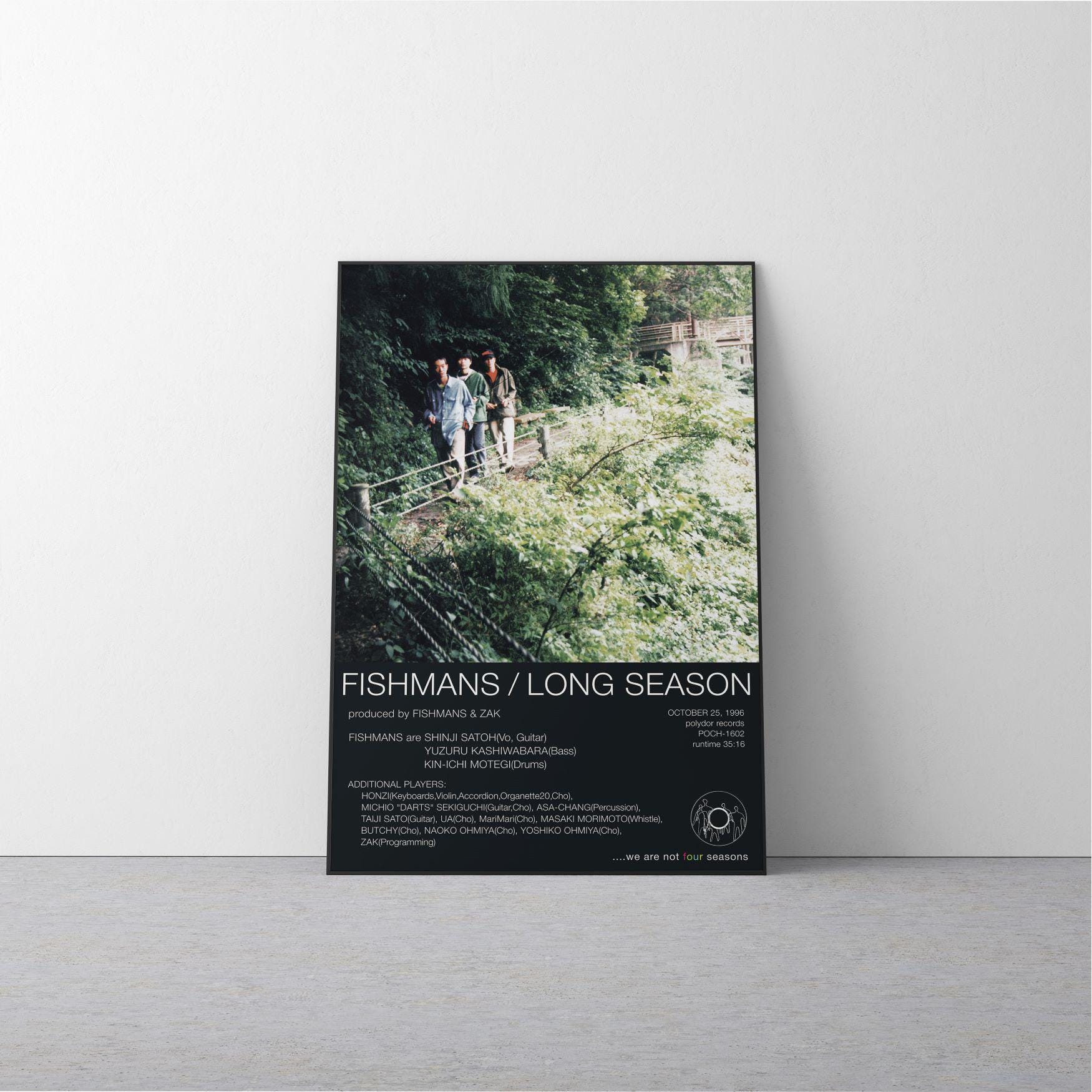 フィッシュマンズ THE LONG SEASON REVUE B2ポスター Fishmans - Long Season | Album Card
