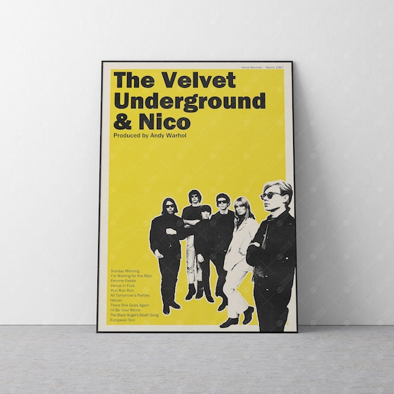 The Velvet Underground & Nico Poster | Vintage Psychedelic