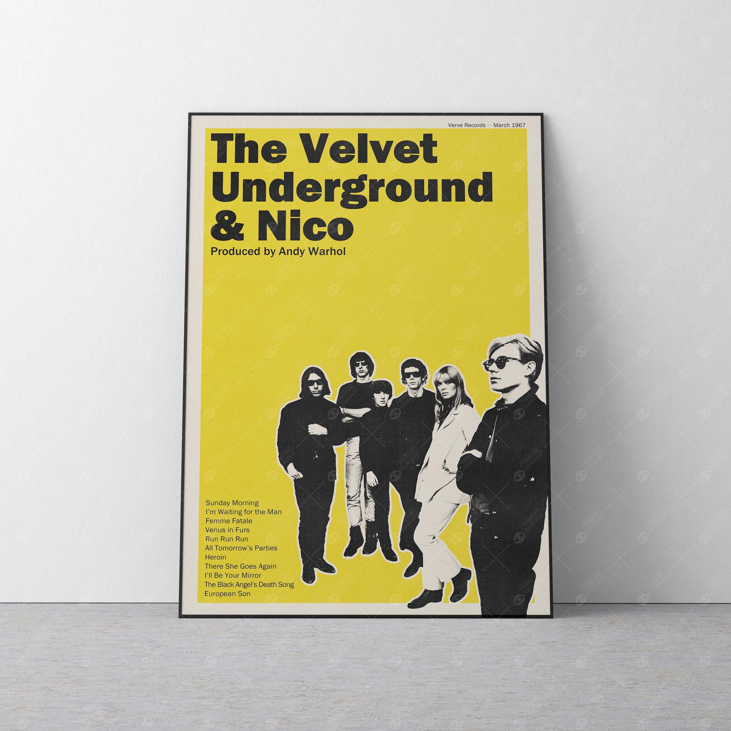 The Velvet Underground & Nico Poster | Vintage Psychedelic The Velvet Underground & Nico Poster | Vintage Psychedelic