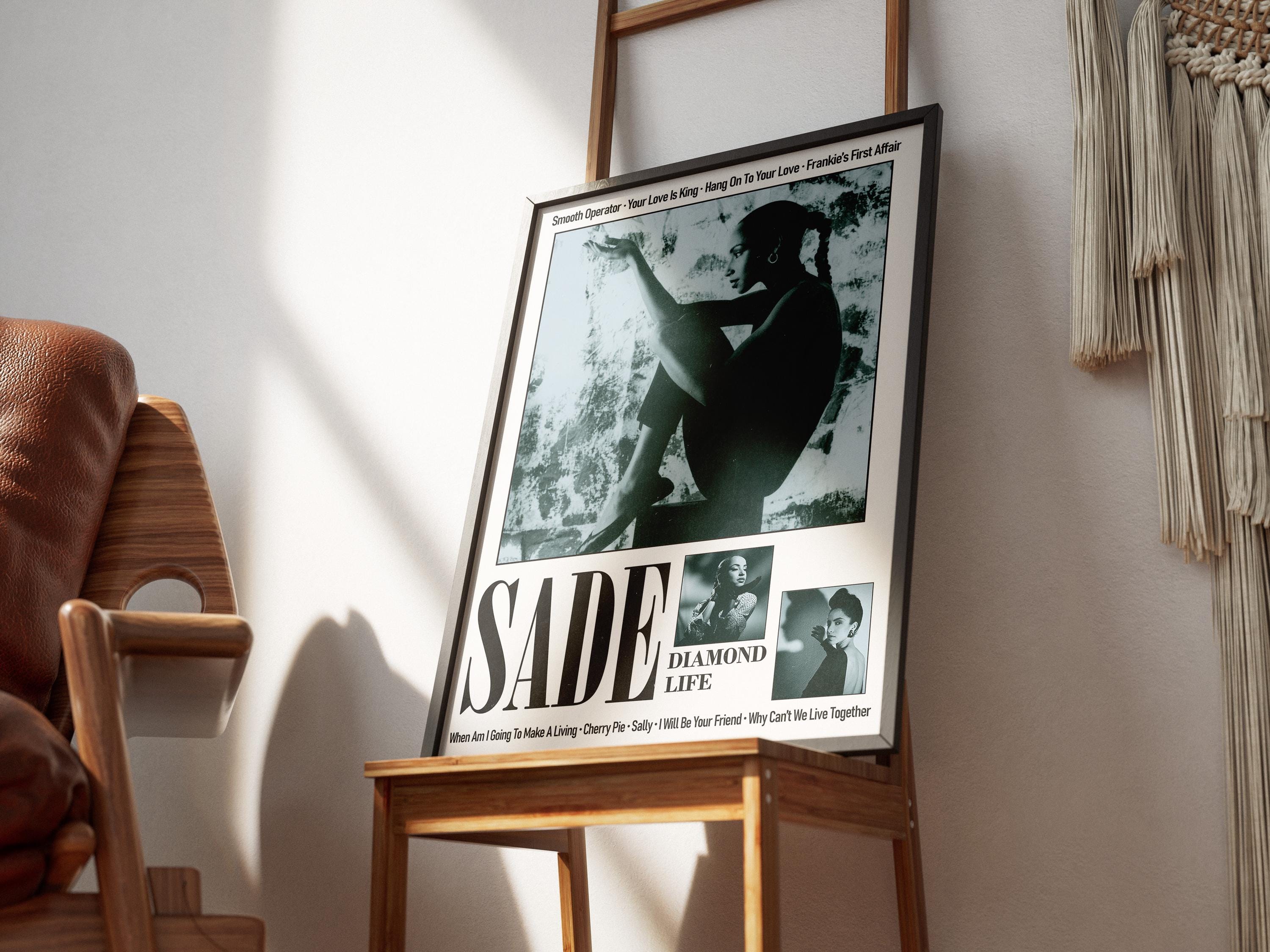 Sade - Diamond Life Album Poster | Vintage Music Wall Art - Etsy
