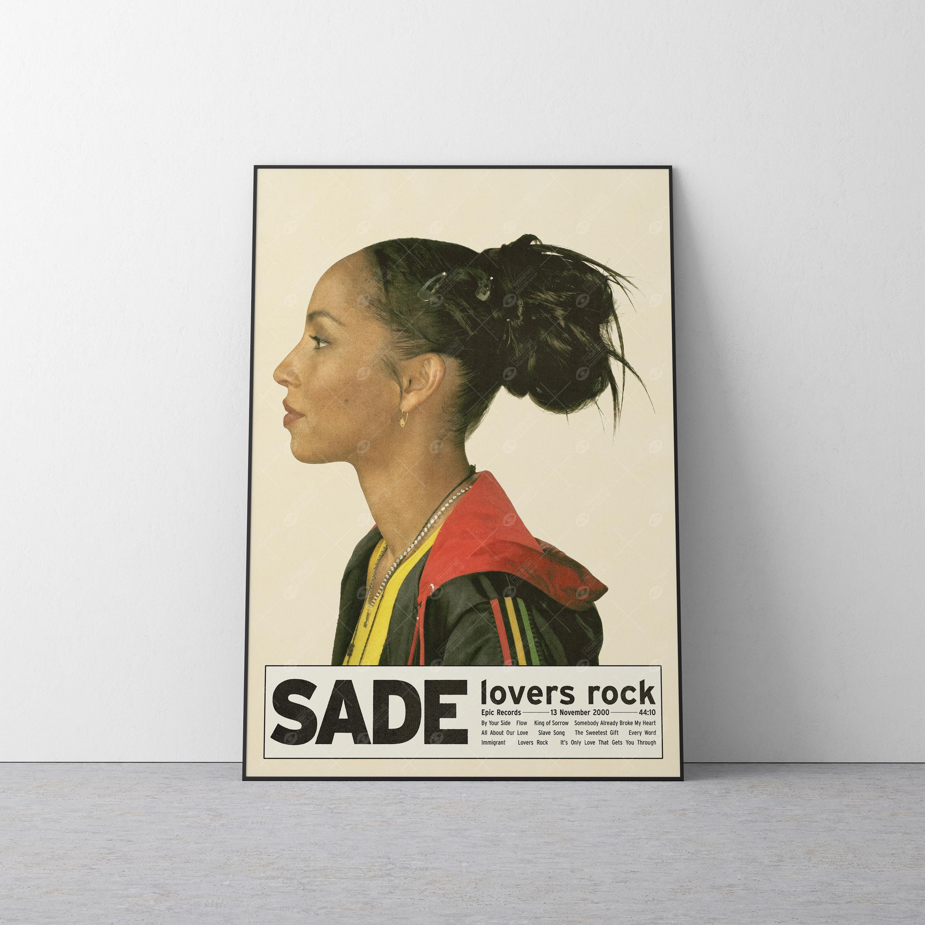 Sade - Lovers Rock Album Poster | Vintage R&B Music Wall Art - Etsy