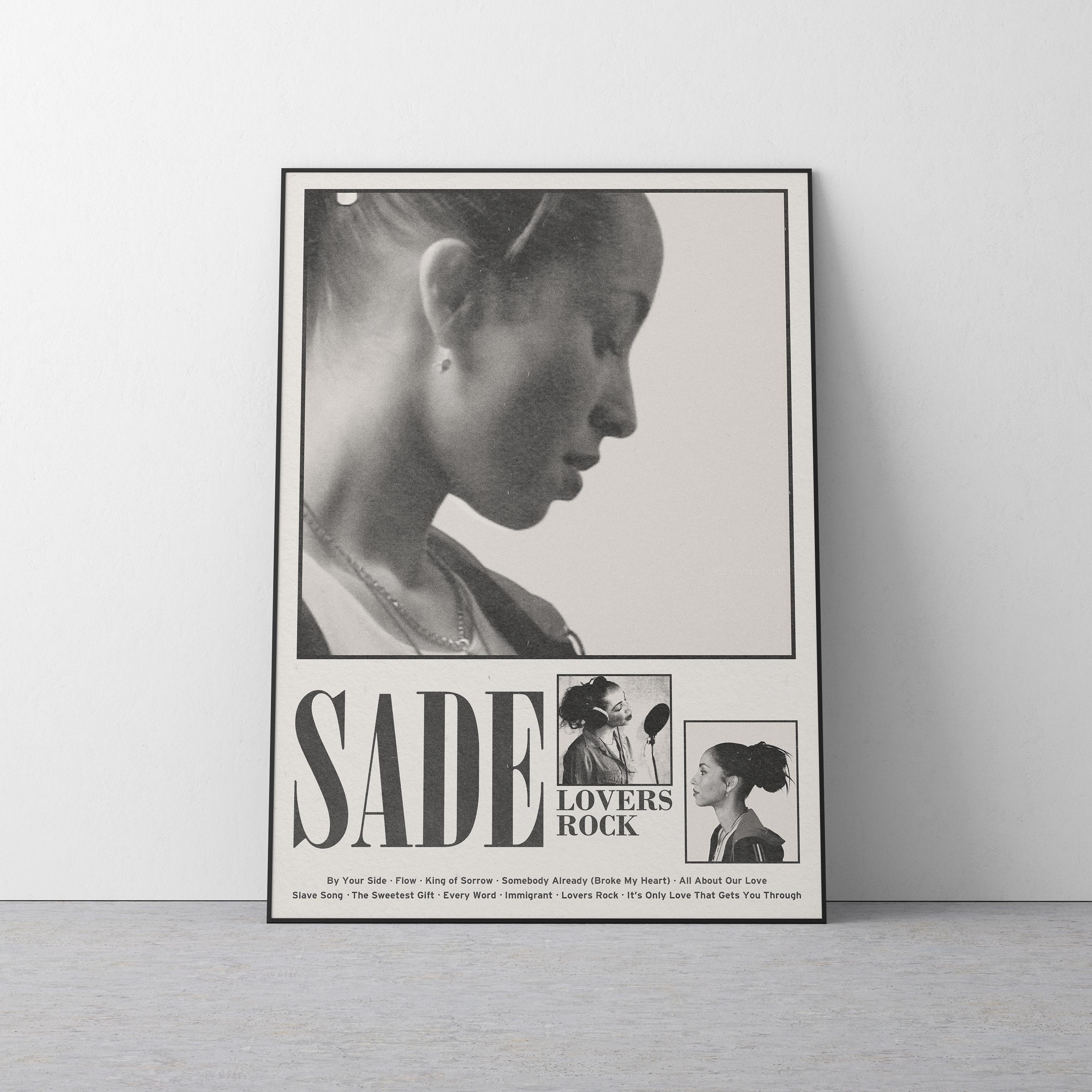 Sade - Lovers Rock Poster | Retro Y2k Soul Music Wall Art - Etsy