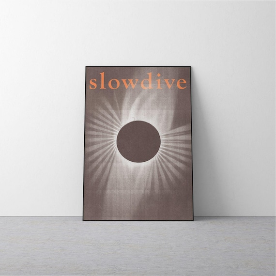Slowdive Band Poster | 90s Shoegaze Music Wall Art