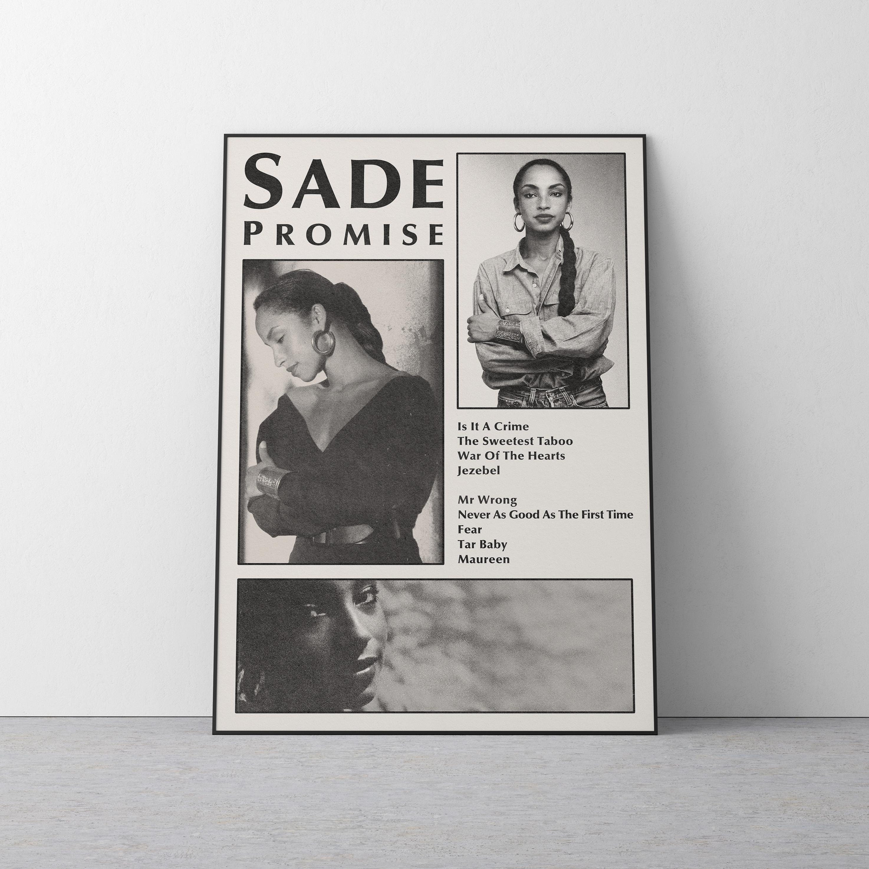 Sade Promise ビンテージポスター Sade Promise Poster Wall Art Home Decor Photo Prints 16x16