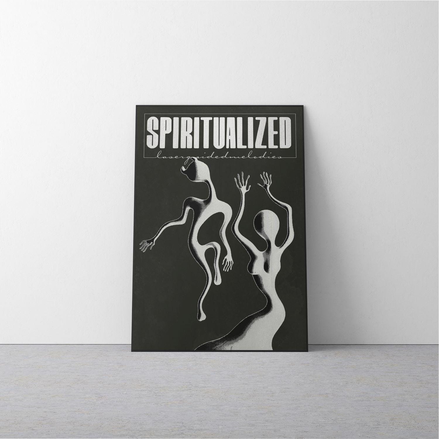 Spiritualized Lazer Guided Melodies Poster | 90s Psychedelic Space