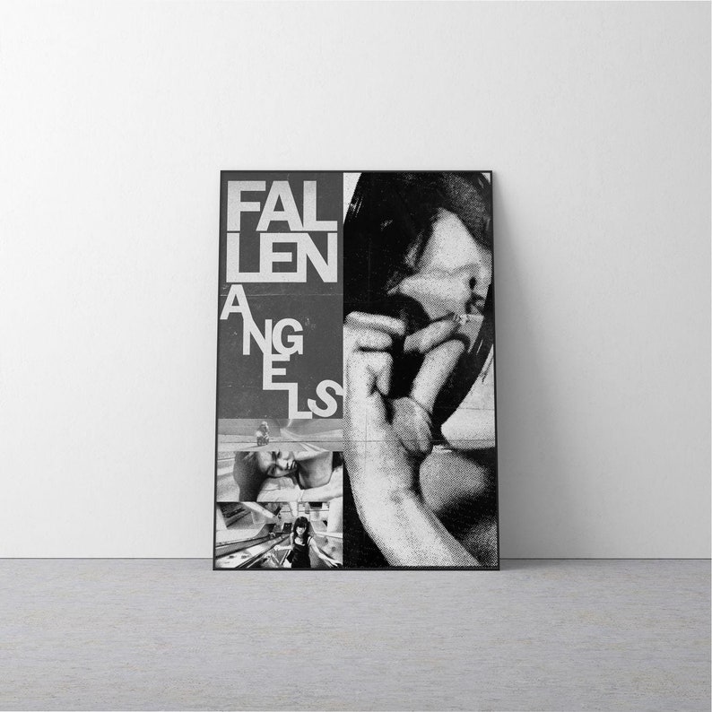 Fallen Angels 1995 Movie Poster 90s Wong Kar wai Independent Film Art Fallen Angels 1995 Movie Poster 90s Wong Kar wai Independent Film Art