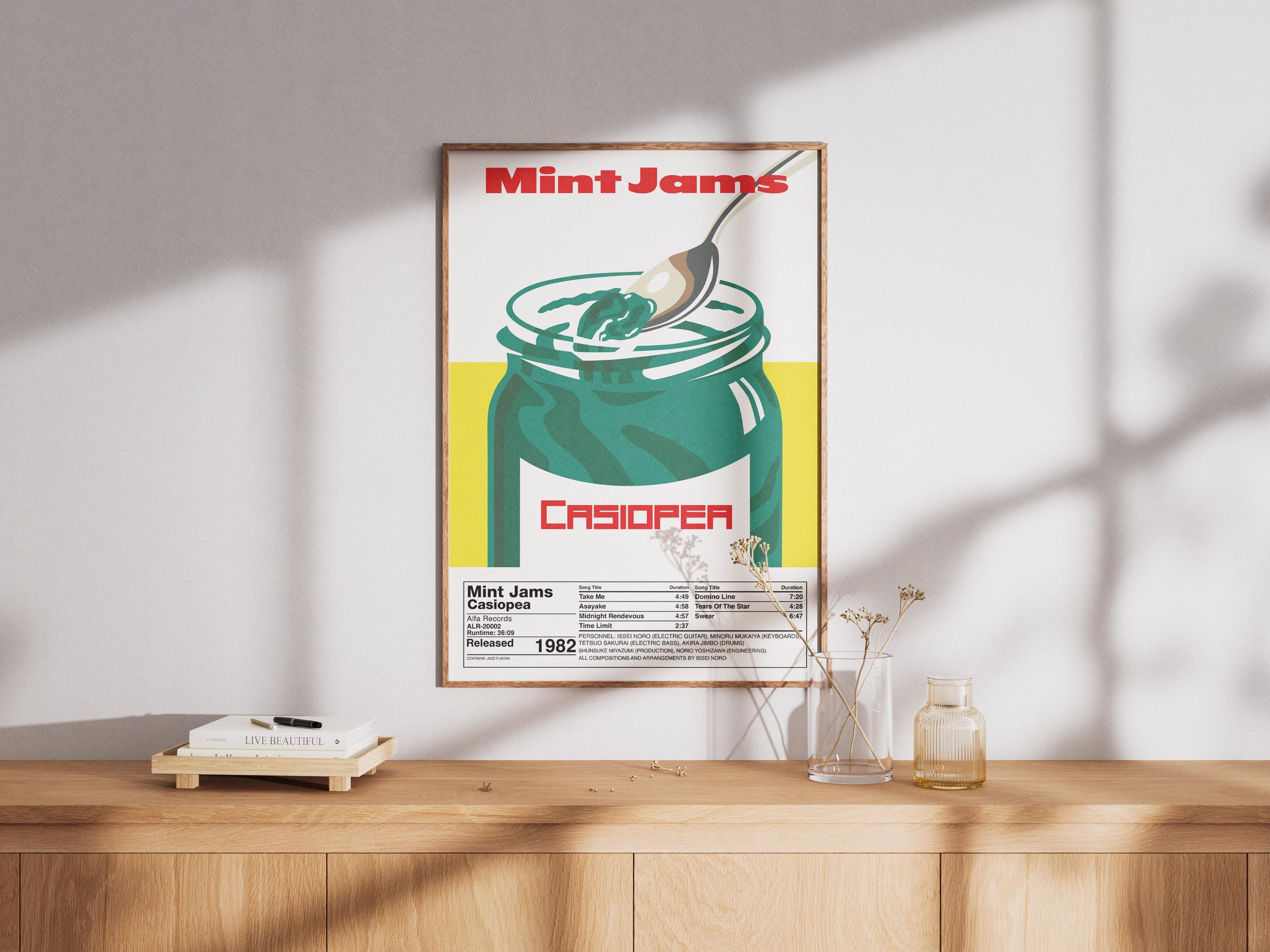 Casiopea Mint Jams Poster | Retro Japanese Jazz Fusion Music Wall